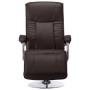 Brown synthetic leather TV armchair by vidaXL, Armchairs - Ref: Foro24-248589, Price: 229,28 €, Discount: %