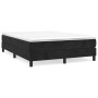 Box spring bed with black velvet mattress 140x190 cm by vidaXL, Beds and slatted bases - Ref: Foro24-3144329, Price: 393,59 €...