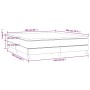 Box spring bed with light gray velvet mattress 160x200 cm by vidaXL, Beds and slatted bases - Ref: Foro24-3144339, Price: 427...