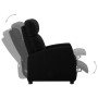 Sillón reclinable de tela negro de vidaXL, Sillones - Ref: Foro24-289698, Precio: 147,24 €, Descuento: %