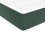 Cama box spring con colchón terciopelo verde oscuro 80x200 cm de vidaXL, Camas y somieres - Ref: Foro24-3144300, Precio: 228,...