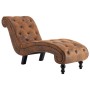 Brown faux suede leather daybed by vidaXL, Daybeds - Ref: Foro24-248607, Price: 265,57 €, Discount: %