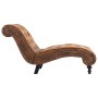 Brown faux suede leather daybed by vidaXL, Daybeds - Ref: Foro24-248607, Price: 265,57 €, Discount: %