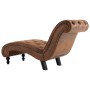 Brown faux suede leather daybed by vidaXL, Daybeds - Ref: Foro24-248607, Price: 265,57 €, Discount: %