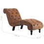 Brown faux suede leather daybed by vidaXL, Daybeds - Ref: Foro24-248607, Price: 265,57 €, Discount: %