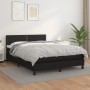 Box spring bed with black synthetic leather mattress 140x200cm by vidaXL, Beds and slatted bases - Ref: Foro24-3141065, Price...