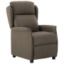 Sillón reclinable de tela gris taupe de vidaXL, Sillones - Ref: Foro24-289784, Precio: 216,99 €, Descuento: %