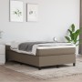 Cama box spring con colchón tela gris taupe 120x200 cm de vidaXL, Camas y somieres - Ref: Foro24-3144411, Precio: 390,31 €, D...