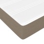 Cama box spring con colchón tela gris taupe 120x200 cm de vidaXL, Camas y somieres - Ref: Foro24-3144411, Precio: 390,31 €, D...