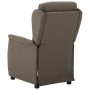 Sillón reclinable de tela gris taupe de vidaXL, Sillones - Ref: Foro24-289784, Precio: 216,99 €, Descuento: %