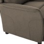 Sillón reclinable de tela gris taupe de vidaXL, Sillones - Ref: Foro24-289784, Precio: 216,99 €, Descuento: %