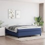 Cama box spring con colchón tela azul 180x200 cm de vidaXL, Camas y somieres - Ref: Foro24-3144445, Precio: 509,71 €, Descuen...