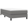 Box spring bed with dark gray fabric mattress 80x200 cm by vidaXL, Beds and slatted bases - Ref: Foro24-3144030, Price: 233,4...