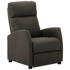 Sillón reclinable de tela gris taupe de vidaXL, Sillones - Ref: Foro24-289704, Precio: 175,75 €, Descuento: %