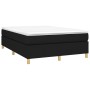 Box spring bed with black fabric mattress 140x200 cm by vidaXL, Beds and slatted bases - Ref: Foro24-3144524, Price: 413,90 €...