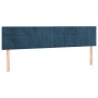 Cama box spring con colchón terciopelo azul oscuro 180x200 cm de vidaXL, Camas y somieres - Ref: Foro24-3141321, Precio: 525,...