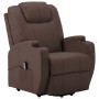 Sillón elevable cuero sintético marrón de vidaXL, Sillones - Ref: Foro24-289752, Precio: 392,39 €, Descuento: %