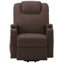 Sillón elevable cuero sintético marrón de vidaXL, Sillones - Ref: Foro24-289752, Precio: 392,39 €, Descuento: %