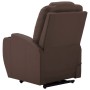 Sillón elevable cuero sintético marrón de vidaXL, Sillones - Ref: Foro24-289752, Precio: 392,39 €, Descuento: %