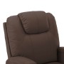 Sillón elevable cuero sintético marrón de vidaXL, Sillones - Ref: Foro24-289752, Precio: 392,39 €, Descuento: %