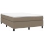 Cama box spring con colchón tela gris taupe 140x200 cm de vidaXL, Camas y somieres - Ref: Foro24-3144427, Precio: 449,56 €, D...