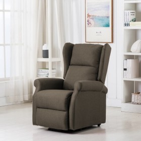 Sillón elevable tela gris taupe de vidaXL, Sillones - Ref: Foro24-289738, Precio: 381,27 €, Descuento: %