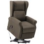 Sillón elevable tela gris taupe de vidaXL, Sillones - Ref: Foro24-289738, Precio: 381,99 €, Descuento: %