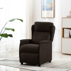 Dark brown fabric recliner by vidaXL, Armchairs - Ref: Foro24-289781, Price: 194,99 €, Discount: %