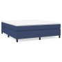 Cama box spring con colchón tela azul 160x200 cm de vidaXL, Camas y somieres - Ref: Foro24-3144437, Precio: 457,07 €, Descuen...