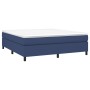 Cama box spring con colchón tela azul 160x200 cm de vidaXL, Camas y somieres - Ref: Foro24-3144437, Precio: 457,07 €, Descuen...