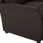 Sillón reclinable de tela marrón oscuro de vidaXL, Sillones - Ref: Foro24-289781, Precio: 193,96 €, Descuento: %