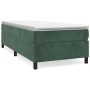 Box spring bed with dark green velvet mattress 80x200 cm by vidaXL, Beds and slatted bases - Ref: Foro24-3144648, Price: 263,...