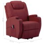 Sillón elevable cuero sintético rojo tinto de vidaXL, Sillones - Ref: Foro24-289754, Precio: 486,99 €, Descuento: %