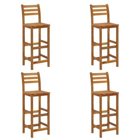 Kitchen stools 4 units solid acacia wood by vidaXL, Garden chairs - Ref: Foro24-310286, Price: 229,99 €, Discount: %