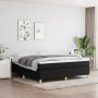 Cama box spring con colchón tela negro 160x200 cm de vidaXL, Camas y somieres - Ref: Foro24-3144532, Precio: 476,05 €, Descue...