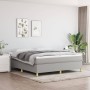 Cama box spring con colchón tela gris claro 180x200 cm de vidaXL, Camas y somieres - Ref: Foro24-3144538, Precio: 509,14 €, D...