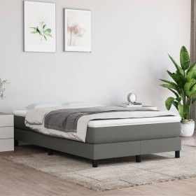 Box spring bed with dark gray fabric mattress 120x200 cm by vidaXL, Beds and slatted bases - Ref: Foro24-3144062, Price: 315,...