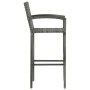 Kitchen stools 2 units synthetic rattan gray by vidaXL, Garden chairs - Ref: Foro24-313453, Price: 92,14 €, Discount: %