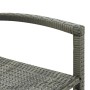 Kitchen stools 2 units synthetic rattan gray by vidaXL, Garden chairs - Ref: Foro24-313453, Price: 92,14 €, Discount: %