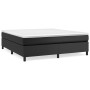 Box spring bed with black synthetic leather mattress 180x200 cm by vidaXL, Beds and slatted bases - Ref: Foro24-3144620, Pric...