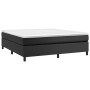 Box spring bed with black synthetic leather mattress 180x200 cm by vidaXL, Beds and slatted bases - Ref: Foro24-3144620, Pric...