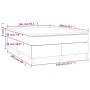 Box spring bed with pink velvet mattress 140x200 cm by vidaXL, Beds and slatted bases - Ref: Foro24-3144686, Price: 423,86 €,...