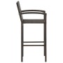 Kitchen stools 4 units brown synthetic rattan by vidaXL, Garden chairs - Ref: Foro24-313454, Price: 179,99 €, Discount: %