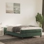 Box spring bed with dark green velvet mattress 120x200 cm by vidaXL, Beds and slatted bases - Ref: Foro24-3144324, Price: 326...