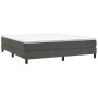 Cama box spring con colchón terciopelo gris oscuro 180x200 cm de vidaXL, Camas y somieres - Ref: Foro24-3144346, Precio: 468,...