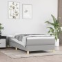 Cama box spring con colchón tela gris claro 90x200 cm de vidaXL, Camas y somieres - Ref: Foro24-3144143, Precio: 263,43 €, De...