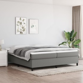 Box spring bed with dark gray fabric mattress 200x200 cm by vidaXL, Beds and slatted bases - Ref: Foro24-3144448, Price: 578,...