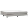 Cama box spring con colchón tela gris claro 200x200 cm de vidaXL, Camas y somieres - Ref: Foro24-3144101, Precio: 509,07 €, D...