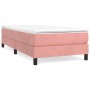 Cama box spring con colchón terciopelo rosa 80x200 cm de vidaXL, Camas y somieres - Ref: Foro24-3144302, Precio: 236,58 €, De...