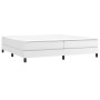 Cama box spring con colchón cuero sintético blanco 200x200 cm de vidaXL, Camas y somieres - Ref: Foro24-3144280, Precio: 574,...